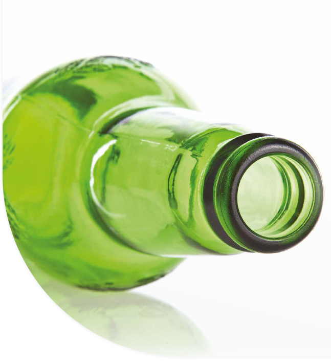 Botella verde